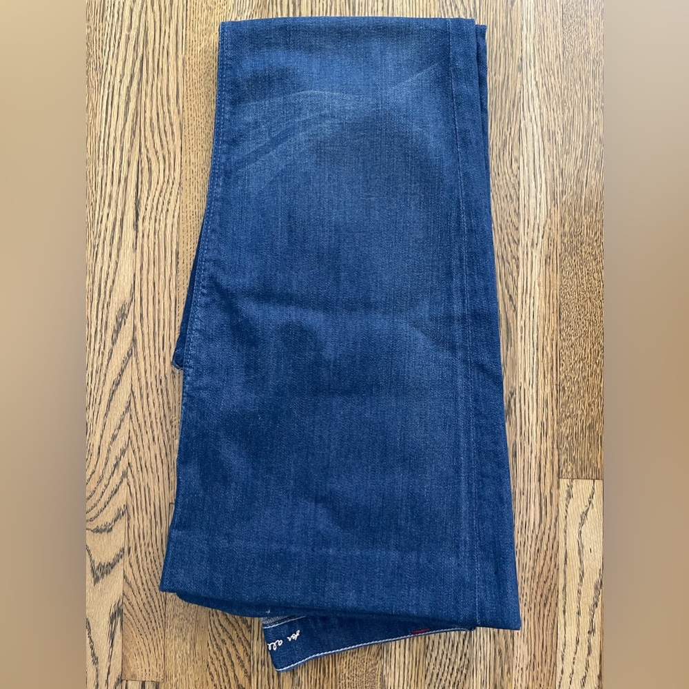 7 For All Mankind Low Rise Ginger Jean, Hirosaki Wash, 27 - Picture 5 of 13